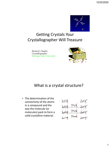 Getting Crystals Your Crystallographer Will Treasure