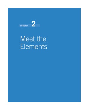 Meet The Elements - Pearsoncmg 