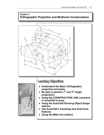 Chapter 4 Orthographic Projection And Multiview Constructions