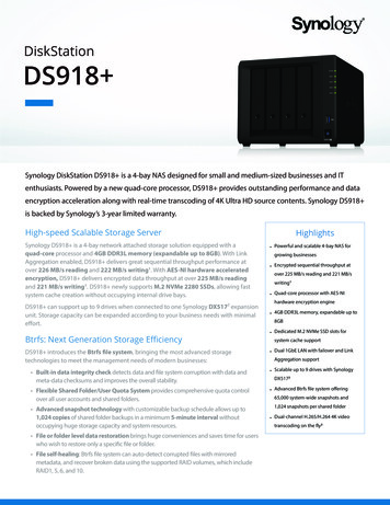 DiskStation DS918 - Store.teknavi.fi