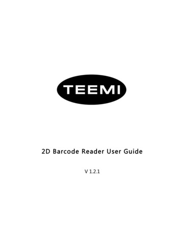 2D Barcode Reader User Guide - TEEMI Barcode Scanner