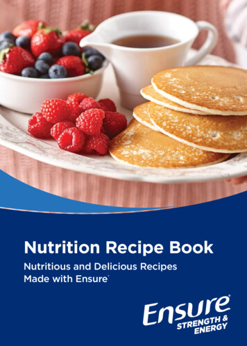 Nutrition Recipe Book