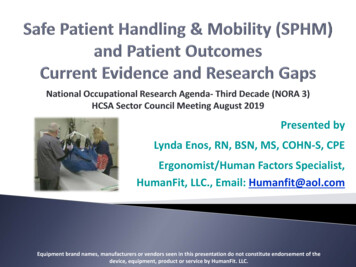 Presented By Lynda Enos, RN, BSN, MS, COHN -S, CPE Ergonomist/Human .