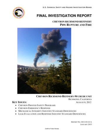 FINAL INVESTIGATION REPORT - Contra Costa County