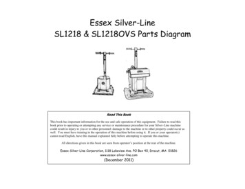 Essex Silver-Line SL1218 & SL1218OVS Parts Diagram