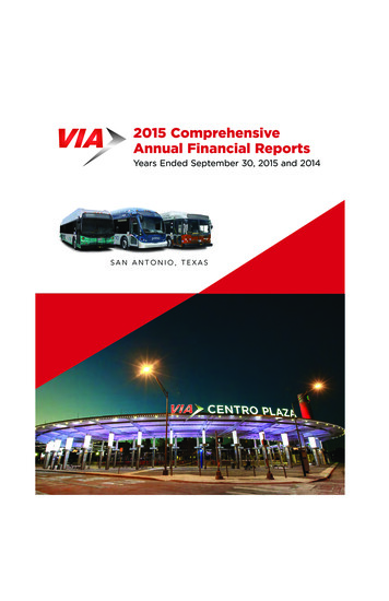2015 Comprehensive Annual Financial Reports - Viainfo 