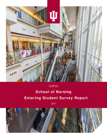 School Of Nursing Entering Student Survey Report - Irds.iupui.edu