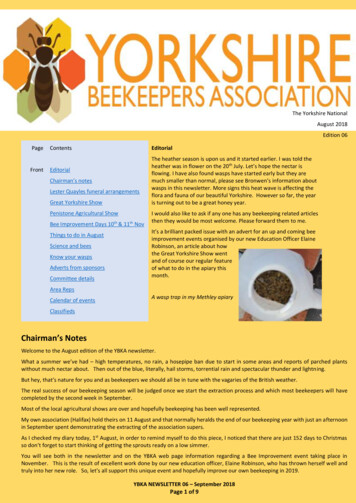 The Yorkshire National - Yorkshire Beekeepers Association