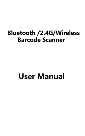 User Manual - Barcode