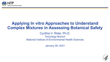 Applying In Vitro Approaches To Understand Complex .