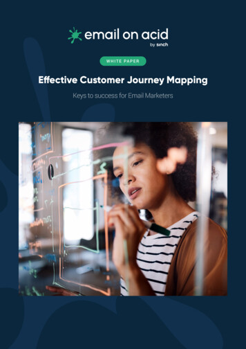 Effective Customer Journey Mapping