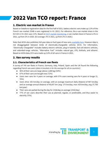 2022 Van TCO Report: France - Transportenvironment 