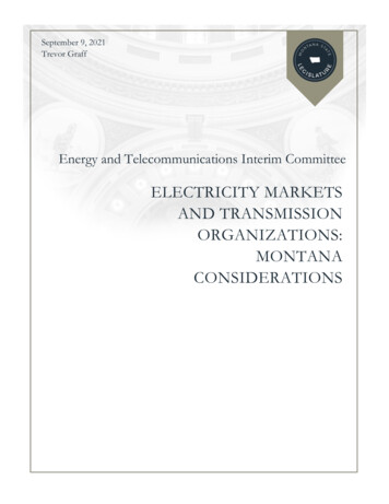 Electricity Markets Report