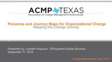 Personas And Journey Maps For Organizational Change Mapping The Change .