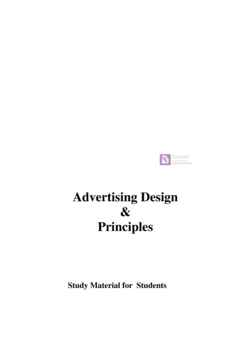 Advertising Design Principles - Journalism College, Media .