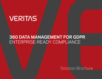 360 DATA MANAGEMENT FOR GDPR - Wroffy Technologies Pvt. Ltd.