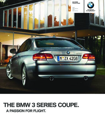 THE BMW SERIES COUPE. - Motorwebs