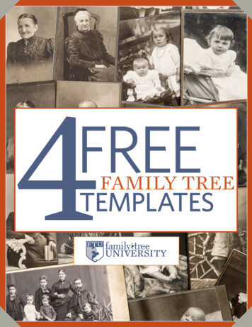 4 Free Family Tree Templates From . - Family Tree 