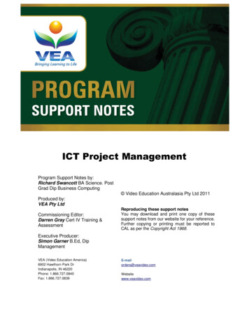 ICT Project Management - Infobase