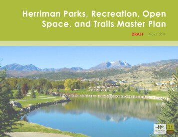 Herriman Parks, Recreation, Open Space, And Trails Master Plan