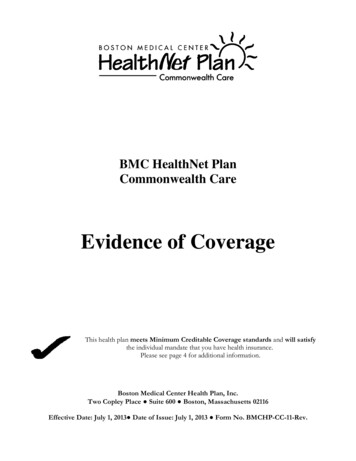 BMC HealthNet Plan Commonwealth Care