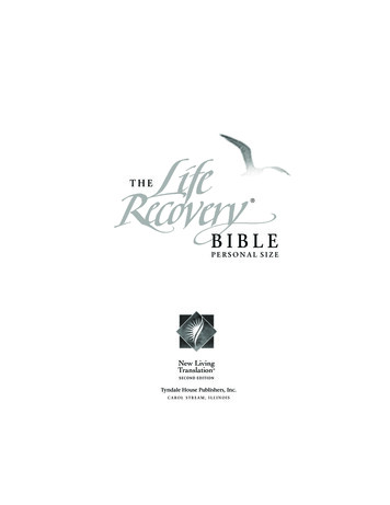 The Life Recovery Bible, Personal Size