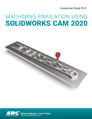 MACHINING SIMULATION USING SOLIDWORKS CAM 2020