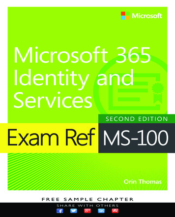 Exam Ref MS-100 Microsoft 365 Identity And Services