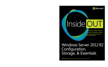 Windows Server 2012 R2 Inside Out: Configuration, Storage .