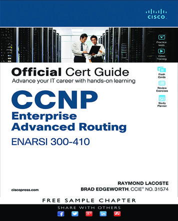 CCNP Enterprise Advanced Routing: ENARSI 300-410 Official .
