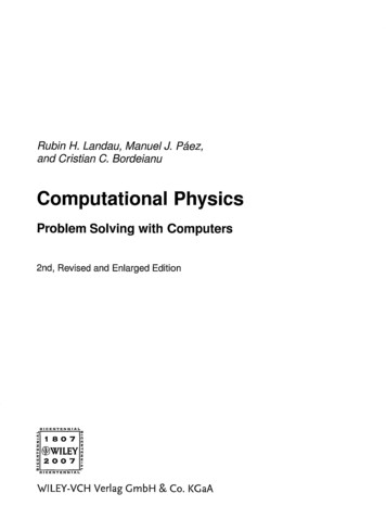Computational Physics - Cds.cern.ch