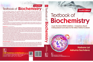 Fourth Edition Textbook Of Biochemistry