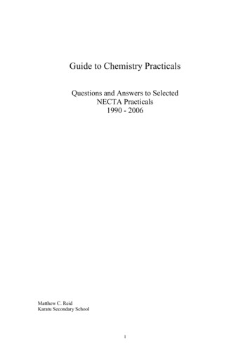 Guide To Chemistry Practicals - TETEA