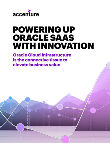 POWERING UP ORACLE SAAS WITH INNOVATION - Accenture