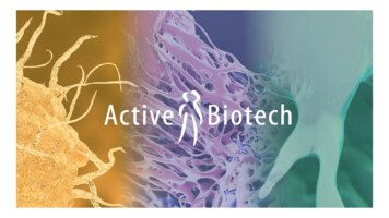 Disclaimer - Active Biotech