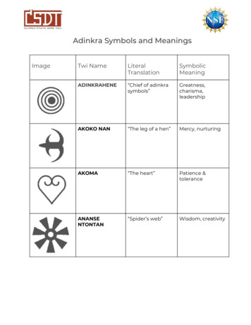 Adinkra Symbols And Meanings - CSDT