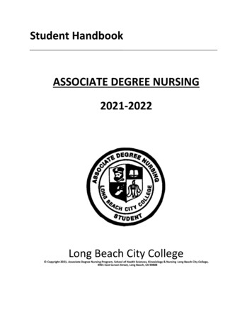 ADN Student Handbook - Long Beach City College - LBCC