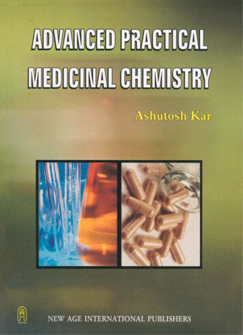 Advanced Practical Medicinal Chemistry : Theory .