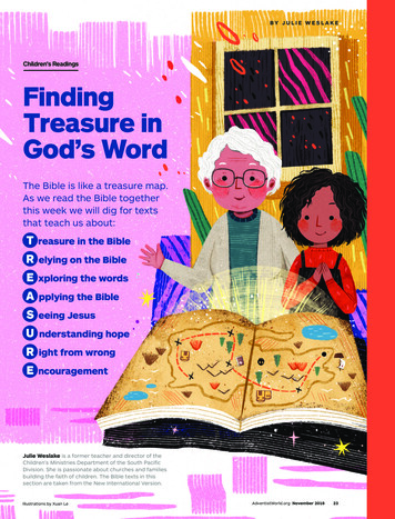 Chidren's Readings Finding Treasure In God’s Word