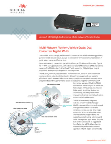 Multi-Network Platform, Vehicle Grade, Dual Concurrent Gigabit Wi-Fi