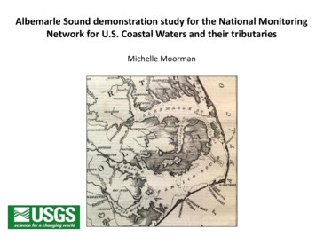 Albemarle Sound Demonstration Study For The National Monitoring Network .