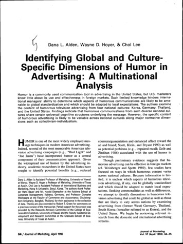 Dana L Alden, Wayne D. Hoyer, & Choi Lee Identifying Global And Culture .