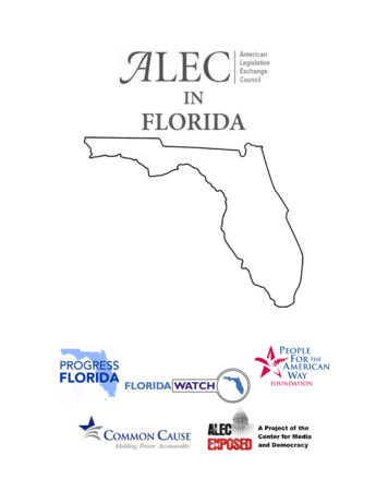 7-25-12 ALEC Florida Report FINAL