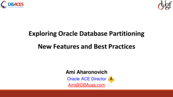 Exploring Oracle Database Partitioning New Features . - Yhdistysavain.fi