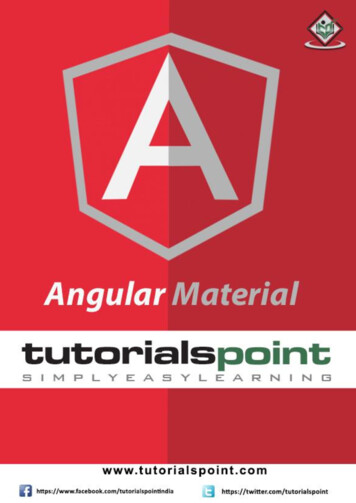 Angular Material - Tutorialspoint