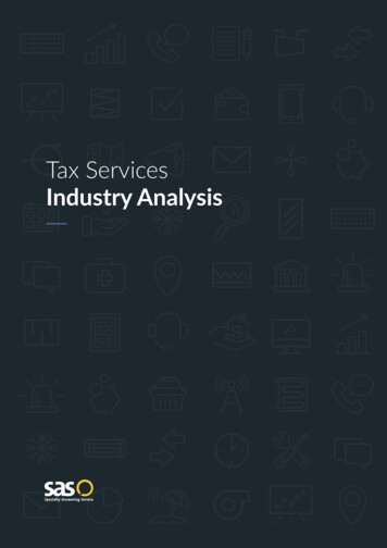 Answering Service Industry Case Study - Tax