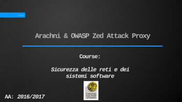 Arachni & OWASP Zed Attack Proxy - ISWATlab