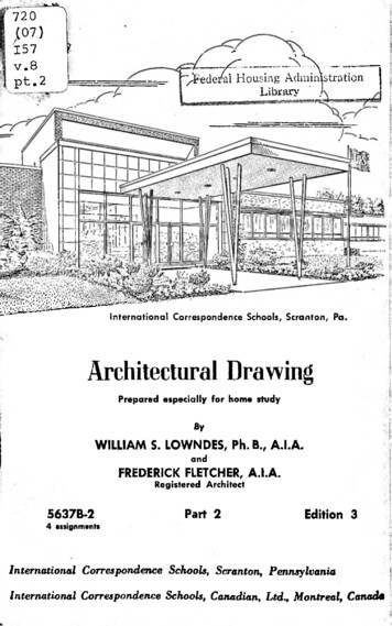 Architectural Drawing I - HUD USER