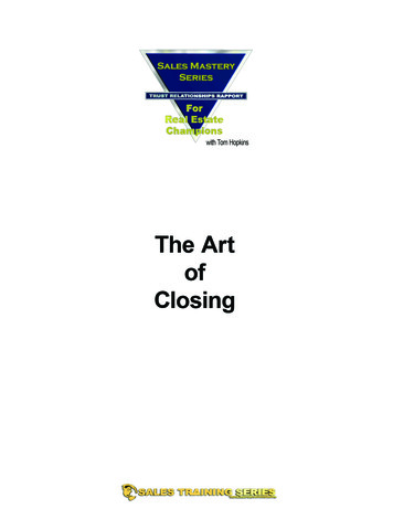 The Art Of Closing - Sales Training Series