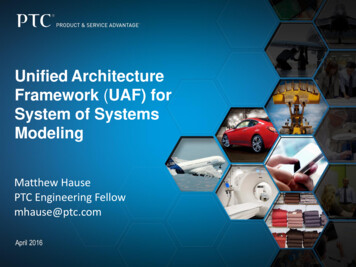 Unified Architecture Framework UAF) For System Of Systems . - Appsembler